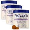 imagePetLab Co Probiotics for Dogs Support Gut Health Occasional Diarrhea Digestive Health ampamp Seasonal Allergies  Pork Flavor  30 Soft Chews  Packaging May Vary Value 3Pack