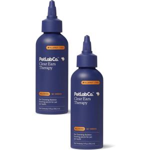 imagePetLab Co  Clear Ears Therapy Ear Cleaner for Dogs  Supporting Yeast Itchy Ears ampamp Healthy Ear Canals  AlcoholFree Dog Ear Wash  Optimized Dog Ear Cleaner Solution  Packaging May VaryValue 2Pack